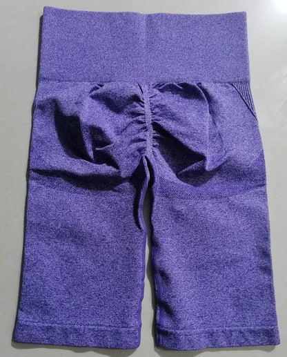 Women's Five-Quarter Pants High Waist Slim Quick-Dry Cycling Yoga Pants - IntuitiveEncBoutique