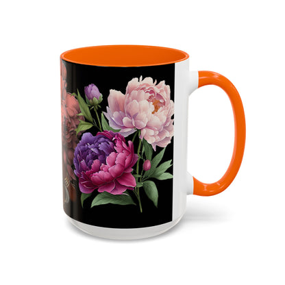 Floral Embrace Coffee Mug, Elegant Gift for Her, Unique Home Decor, Artistic Drinkware, Perfect for Birthdays, Mother's Day, Anniversaries