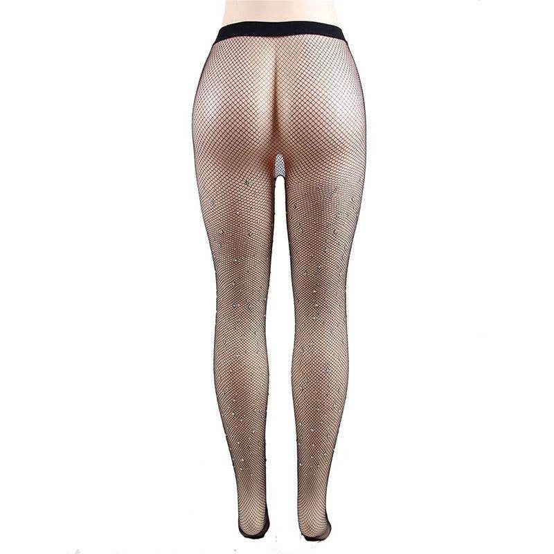 silk pantyhose with water diamond inlay and starry hot diamond adult silk stockings - IntuitiveEncBoutique