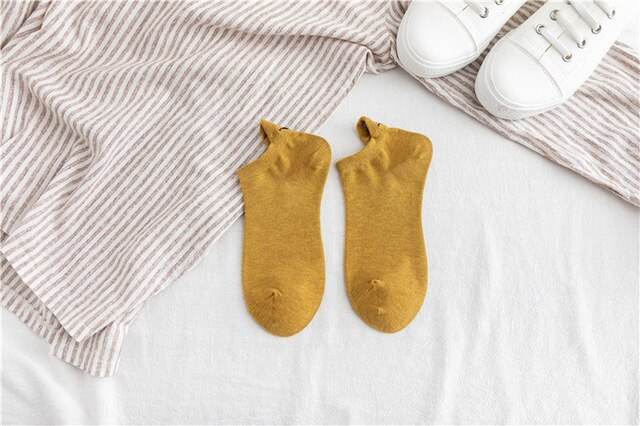 Woman Embroidered Expression Socks Fashion Ankle Funny Sock - IntuitiveEncBoutique