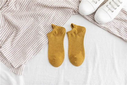 Woman Embroidered Expression Socks Fashion Ankle Funny Sock - IntuitiveEncBoutique