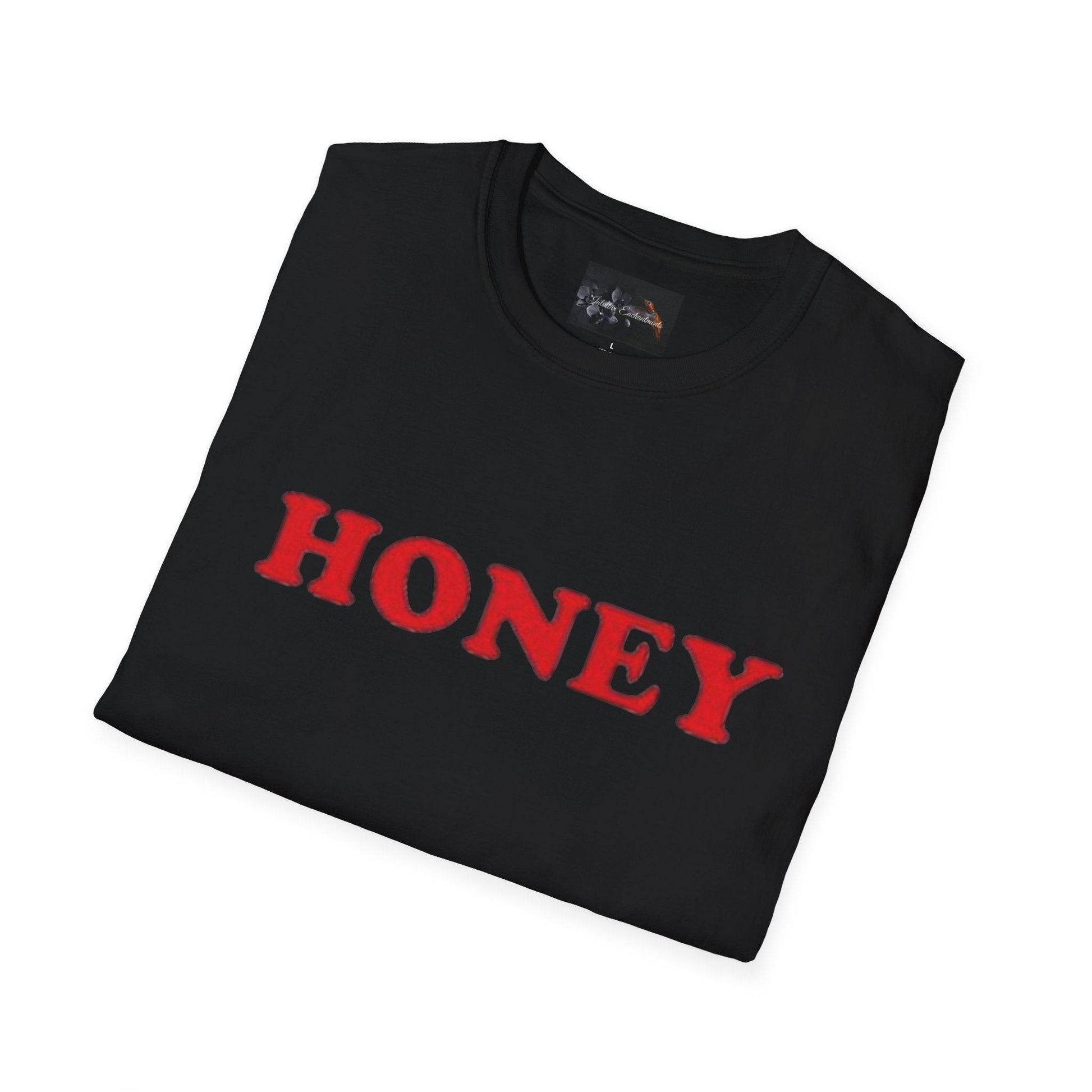 Honey Unisex Softstyle T-Shirt | Cute Gift, Casual Wear, Everyday Comfort, Spring Style, Sweet Gift for Her - IntuitiveEncBoutique