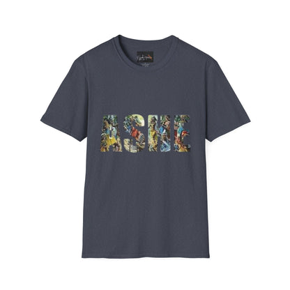 ASHE Graphic T-Shirt, Unisex Softstyle Tee, Vibrant Artistic Apparel, Gift for Nature Lovers, Casual Wear, Everyday Essentials