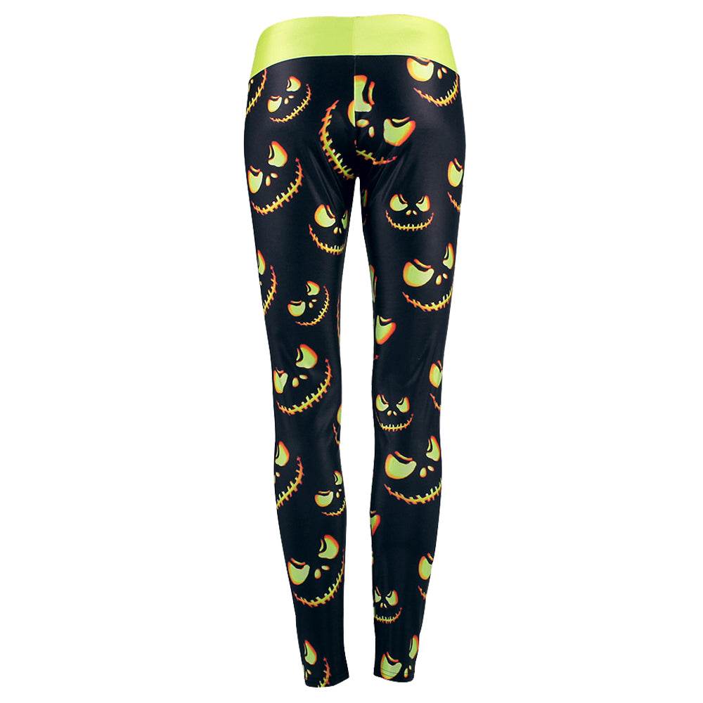 Women Leggings Harvest Halloween Sporting Leggings - IntuitiveEncBoutique