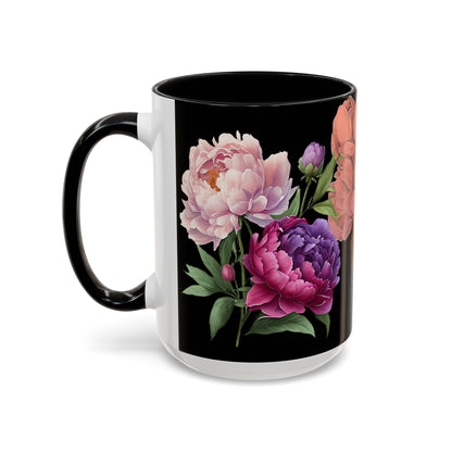 Floral Embrace Coffee Mug, Elegant Gift for Her, Unique Home Decor, Artistic Drinkware, Perfect for Birthdays, Mother's Day, Anniversaries