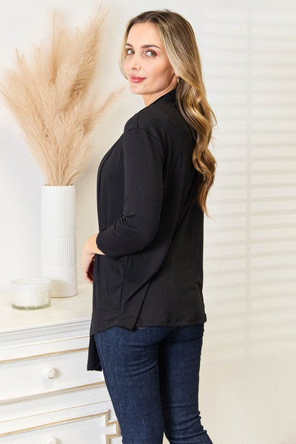 Culture Code Full Size Open Front Cardigan - IntuitiveEncBoutique