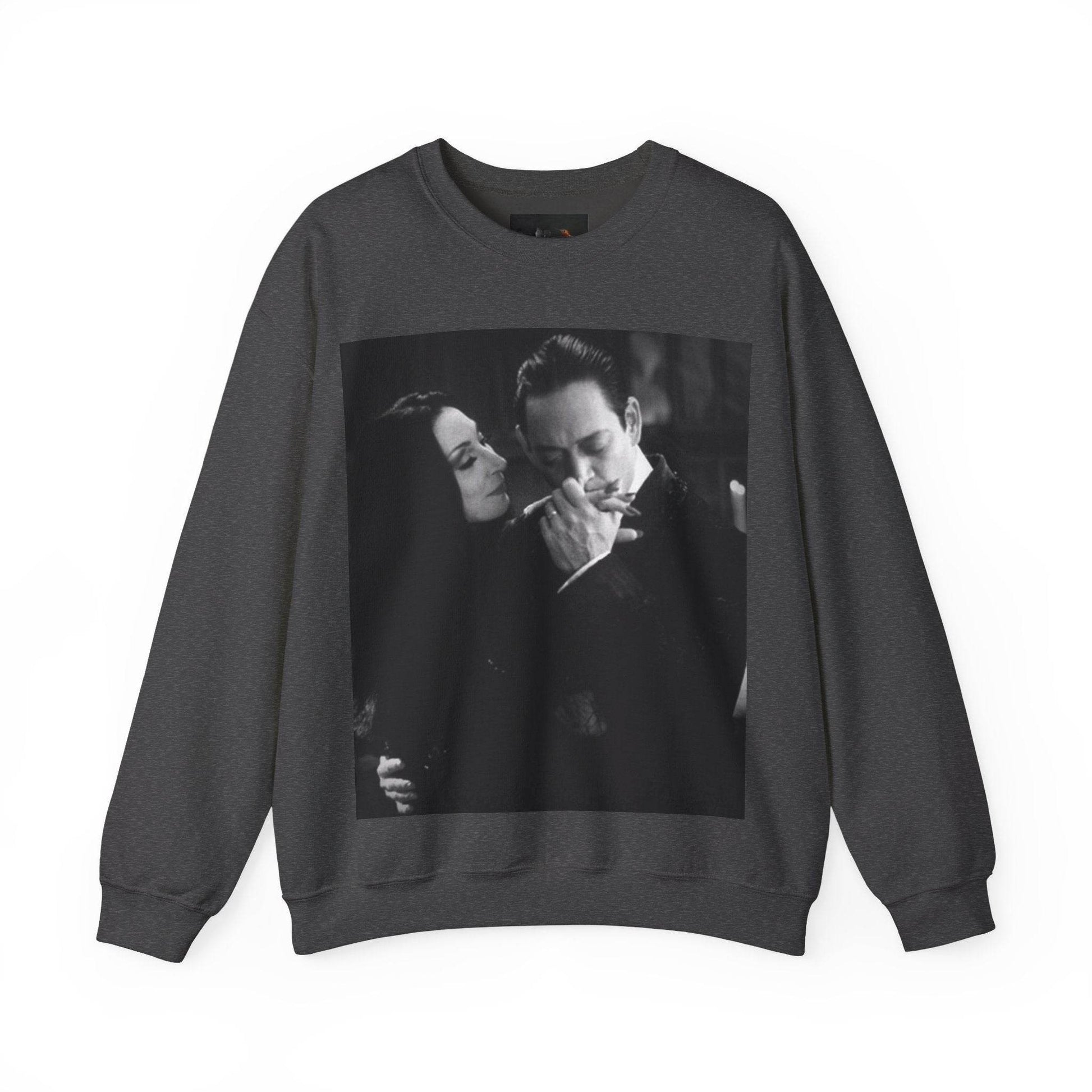 Couple Gothic Unisex Sweatshirt - Gomes & Morticia Design - IntuitiveEncBoutique