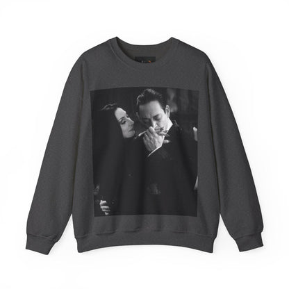 Couple Gothic Unisex Sweatshirt - Gomes & Morticia Design - IntuitiveEncBoutique