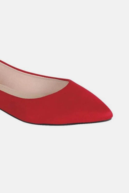 Forever Link Pointy Toe Slip On Flat Loafers - IntuitiveEncBoutique