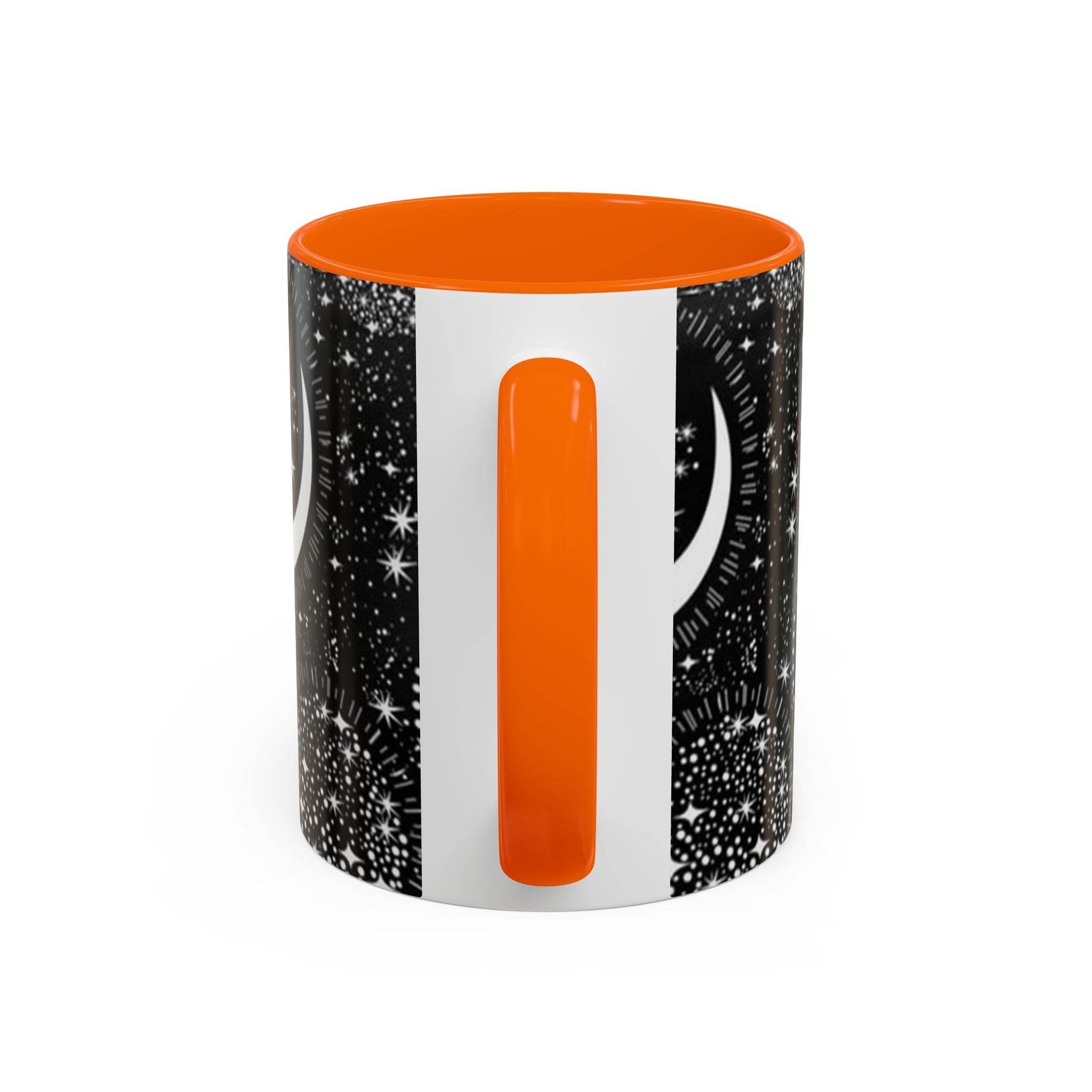 Star Moon Cup - Celestial Design Coffee Mug, 11oz Tea Cup, Astrology Lover Gift, Kitchen Decor, Celestial Kitchenware, Ceramic Beverage Mug - IntuitiveEncBoutique