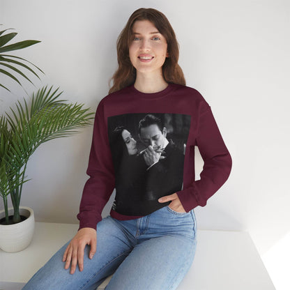 Couple Gothic Unisex Sweatshirt - Gomes & Morticia Design - IntuitiveEncBoutique