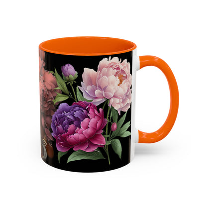 Floral Embrace Coffee Mug, Elegant Gift for Her, Unique Home Decor, Artistic Drinkware, Perfect for Birthdays, Mother's Day, Anniversaries