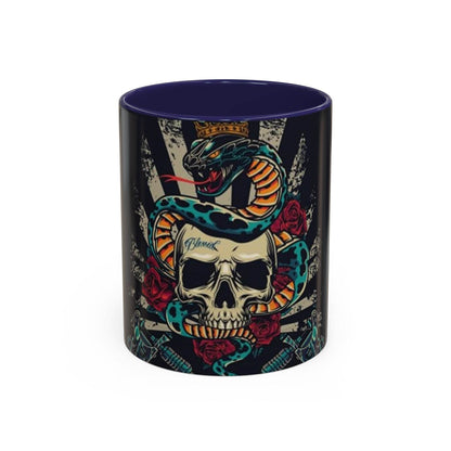 Edgy Skull & Snake Coffee Mug - IntuitiveEncBoutique