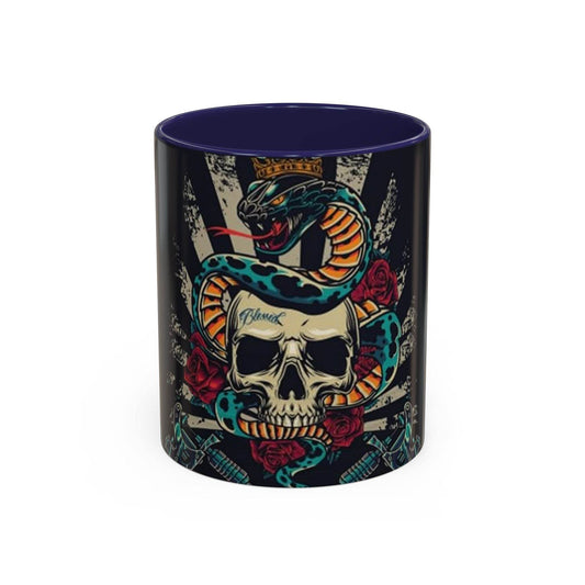 Edgy Skull & Snake Coffee Mug - IntuitiveEncBoutique