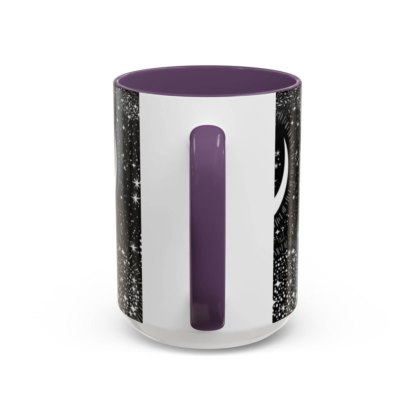 Star Moon Cup - Celestial Design Coffee Mug, 11oz Tea Cup, Astrology Lover Gift, Kitchen Decor, Celestial Kitchenware, Ceramic Beverage Mug - IntuitiveEncBoutique