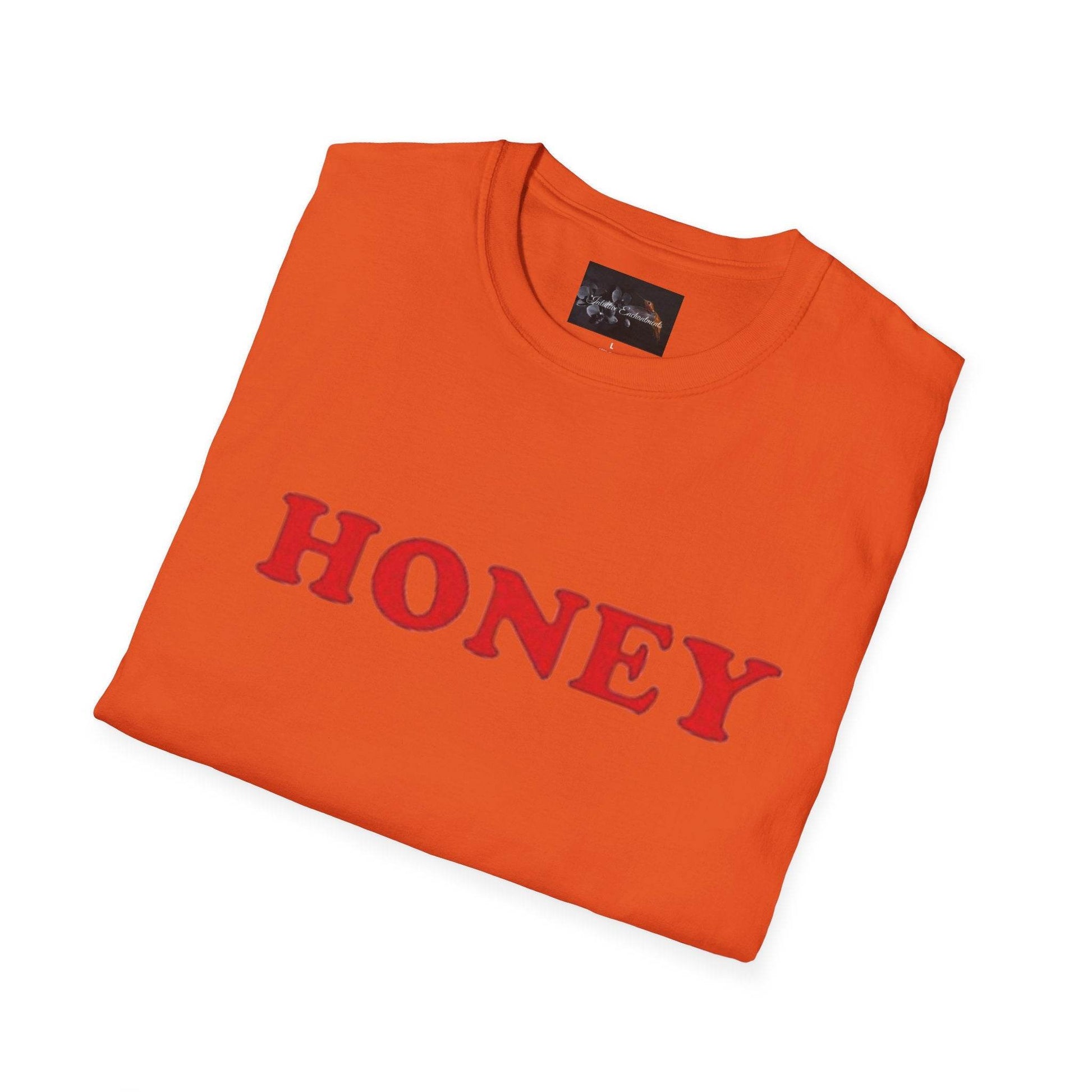 Honey Unisex Softstyle T-Shirt | Cute Gift, Casual Wear, Everyday Comfort, Spring Style, Sweet Gift for Her - IntuitiveEncBoutique