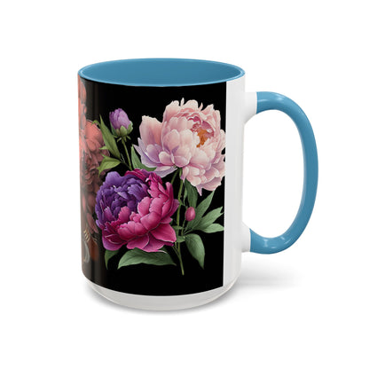 Floral Embrace Coffee Mug, Elegant Gift for Her, Unique Home Decor, Artistic Drinkware, Perfect for Birthdays, Mother's Day, Anniversaries
