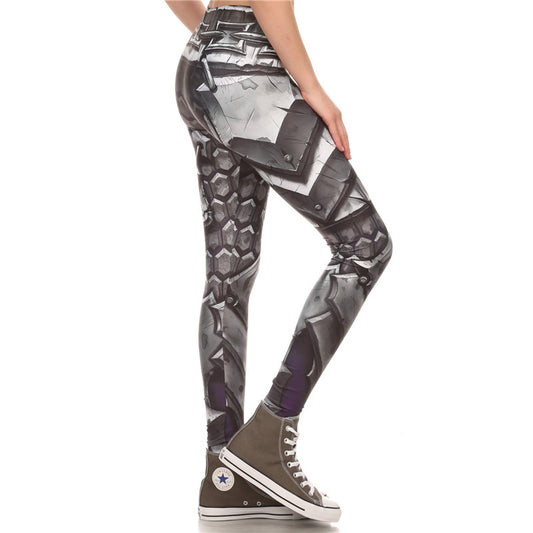 COMIC ARMOR LEGGING Printed Women Leggings High Waist Leggings Sexy Slim Women Pants