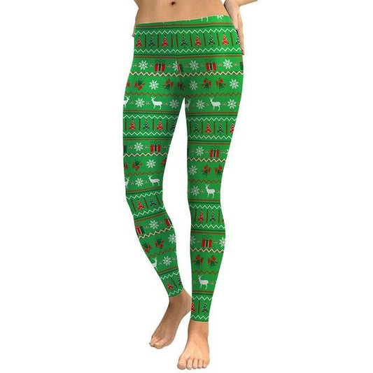 Ugly Christmas Gift 3D Printed Leggings Pants - IntuitiveEncBoutique