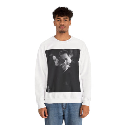 Couple Gothic Unisex Sweatshirt - Gomes & Morticia Design - IntuitiveEncBoutique
