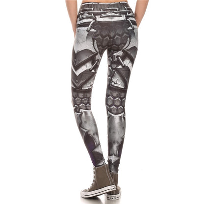 COMIC ARMOR LEGGING Printed Women Leggings High Waist Leggings Sexy Slim Women Pants