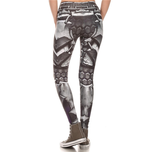 COMIC ARMOR LEGGING Printed Women Leggings High Waist Leggings Sexy Slim Women Pants