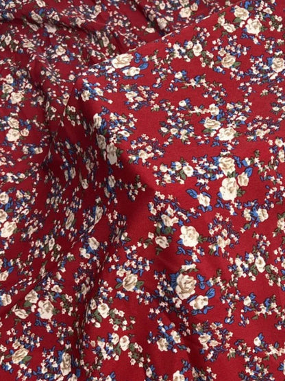 Full Size Slit Off-Shoulder Floral Midi Dress Plus Size - IntuitiveEncBoutique