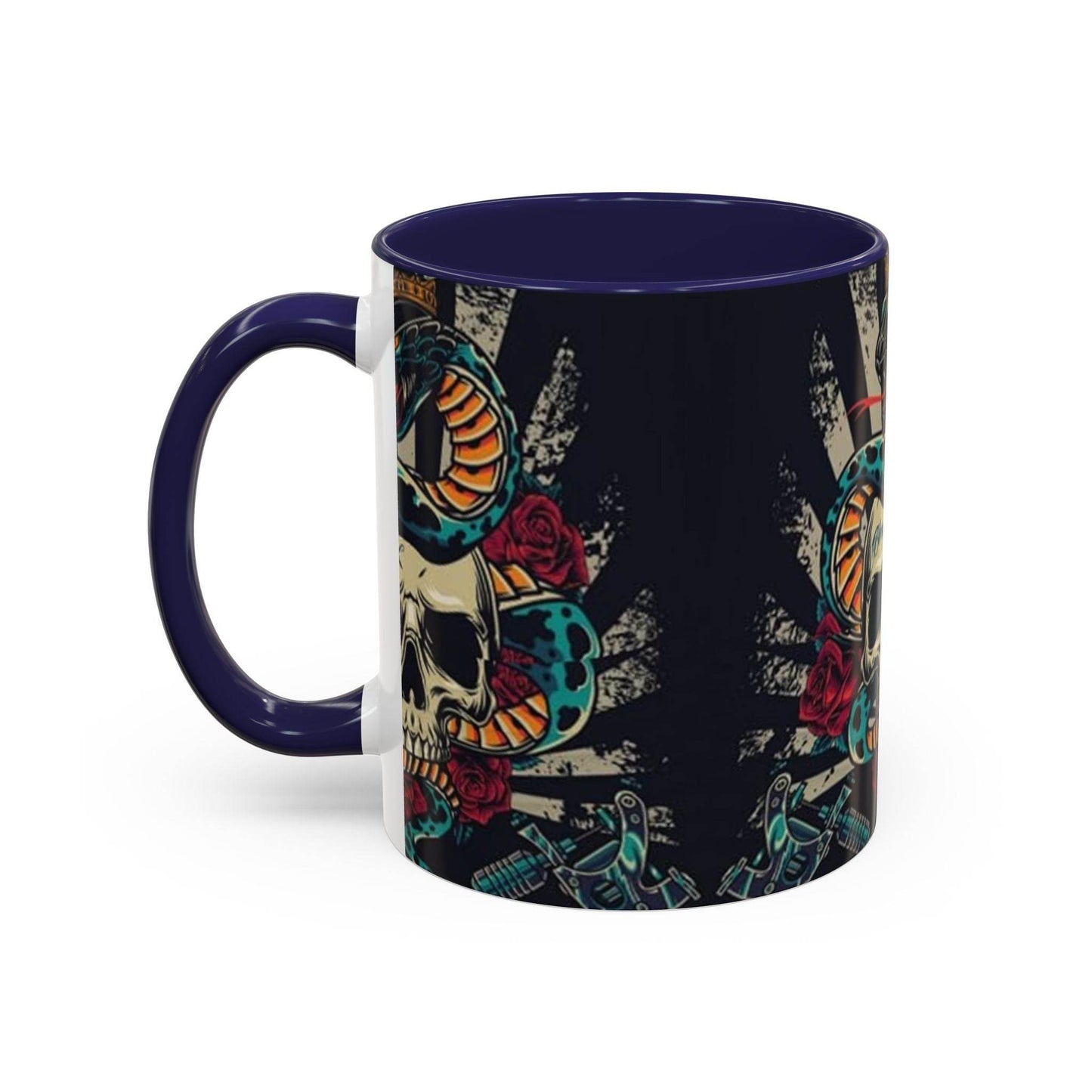 Edgy Skull & Snake Coffee Mug - IntuitiveEncBoutique