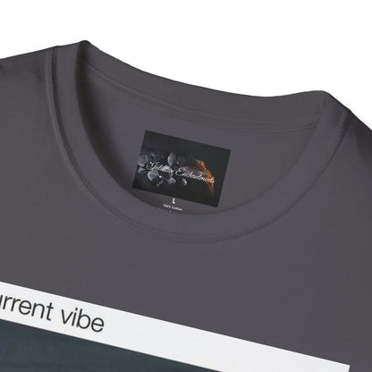 My Current Vibe T-Shirt, Funny Cat Shark Tee for Casual Outings, Unique Gift for Cat Lovers, Summer Style, Chill Vibes