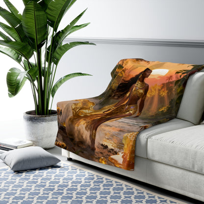 Sherpa Fleece Blanket - Ochun Design