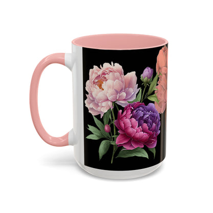 Floral Embrace Coffee Mug, Elegant Gift for Her, Unique Home Decor, Artistic Drinkware, Perfect for Birthdays, Mother's Day, Anniversaries