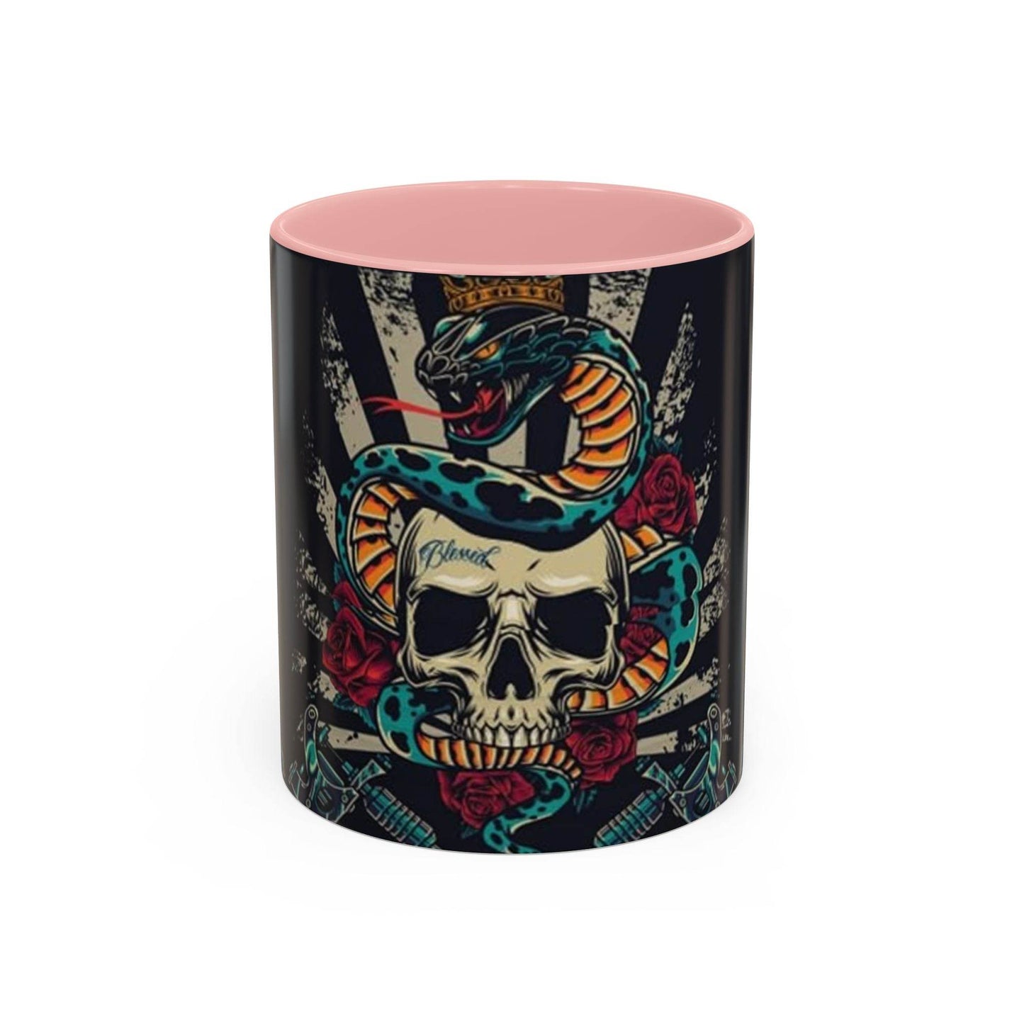 Edgy Skull & Snake Coffee Mug - IntuitiveEncBoutique