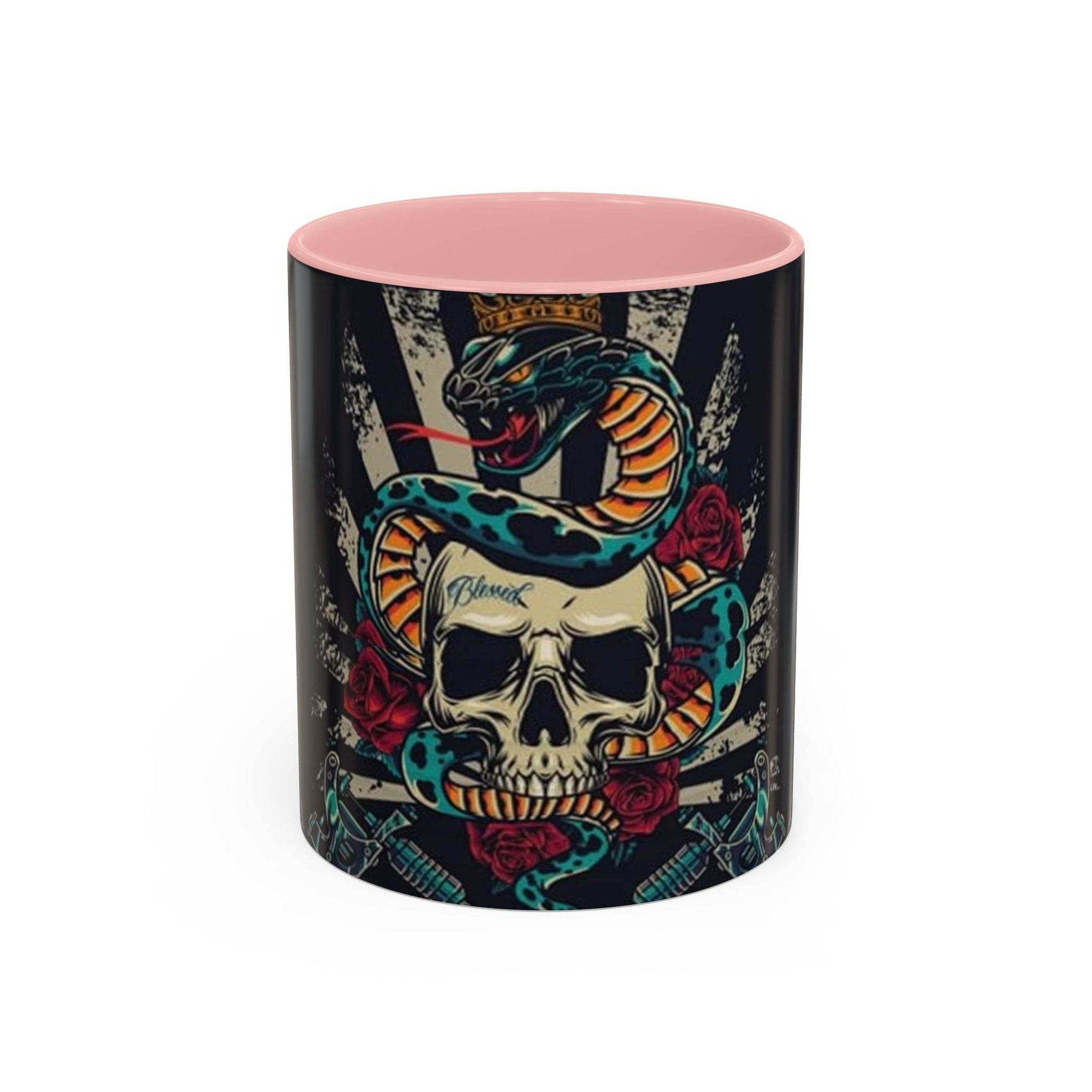 Edgy Skull & Snake Coffee Mug - IntuitiveEncBoutique