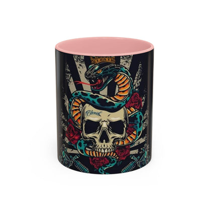 Edgy Skull & Snake Coffee Mug - IntuitiveEncBoutique