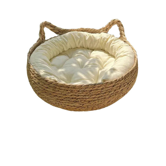 Cat Nest Winter Warm Cat Nest Cushion Thick Winter Round Nest House - IntuitiveEncBoutique