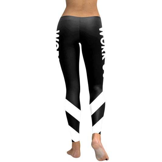 Women Leggings Workout Digital Print Fitness High Waist Legging
