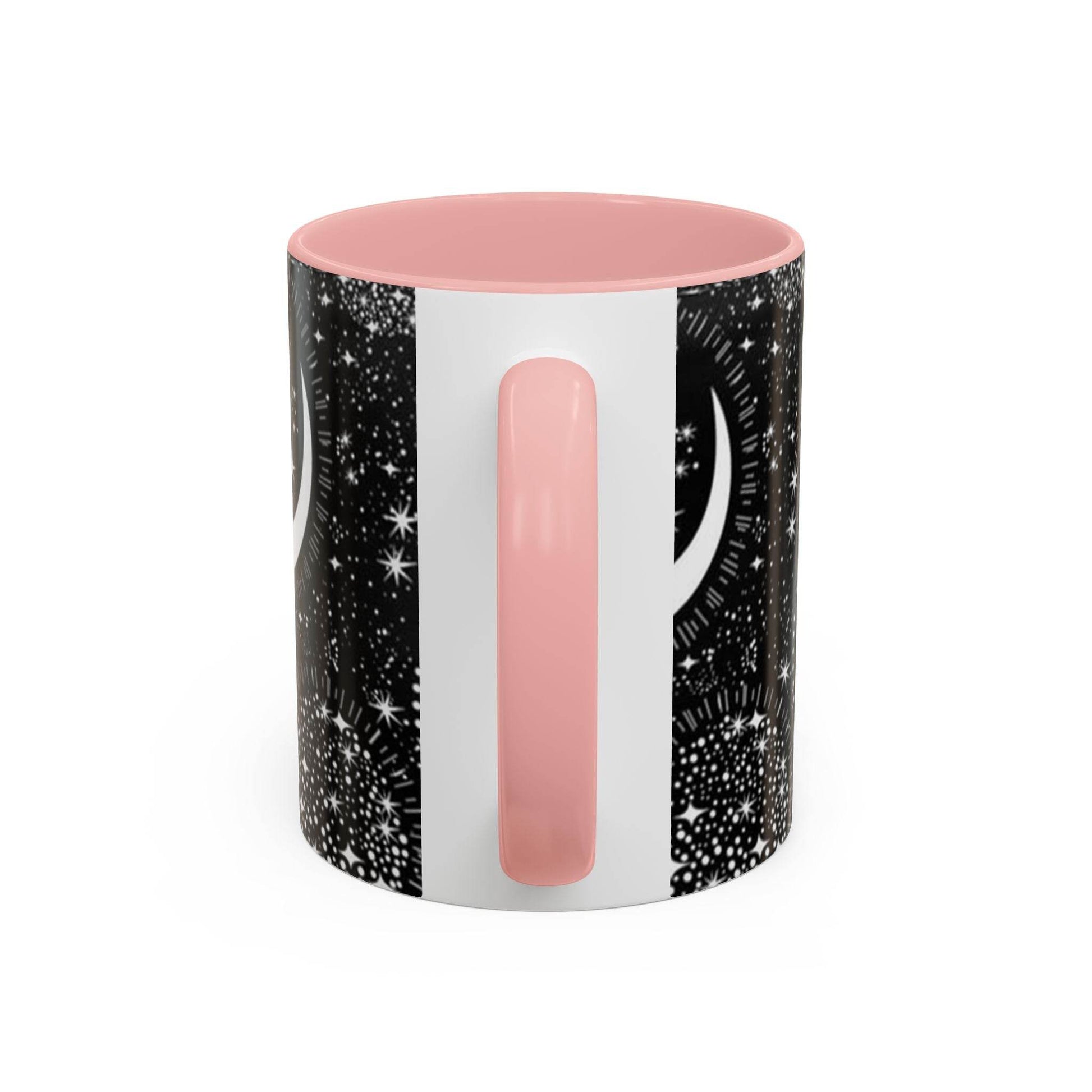 Star Moon Cup - Celestial Design Coffee Mug, 11oz Tea Cup, Astrology Lover Gift, Kitchen Decor, Celestial Kitchenware, Ceramic Beverage Mug - IntuitiveEncBoutique