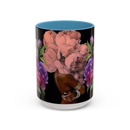 Floral Embrace Coffee Mug, Elegant Gift for Her, Unique Home Decor, Artistic Drinkware, Perfect for Birthdays, Mother's Day, Anniversaries