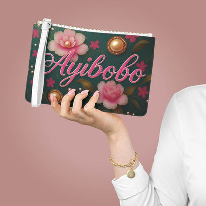 Clutch Bag - Freda Ayibobo Design Handbag Purse Wallet Accessory - IntuitiveEncBoutique