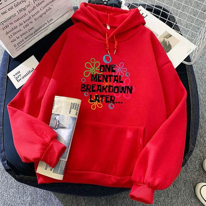 Spring Letter Pattern Printed Hooded Sweatshirt Unisex Long Sleeve Casual Jacket Trendy Student Versatile - IntuitiveEncBoutique