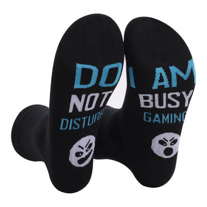 Game Print Socks DO NOT DISTRUB BUSY GAMING New Socks In Tube Socks - IntuitiveEncBoutique