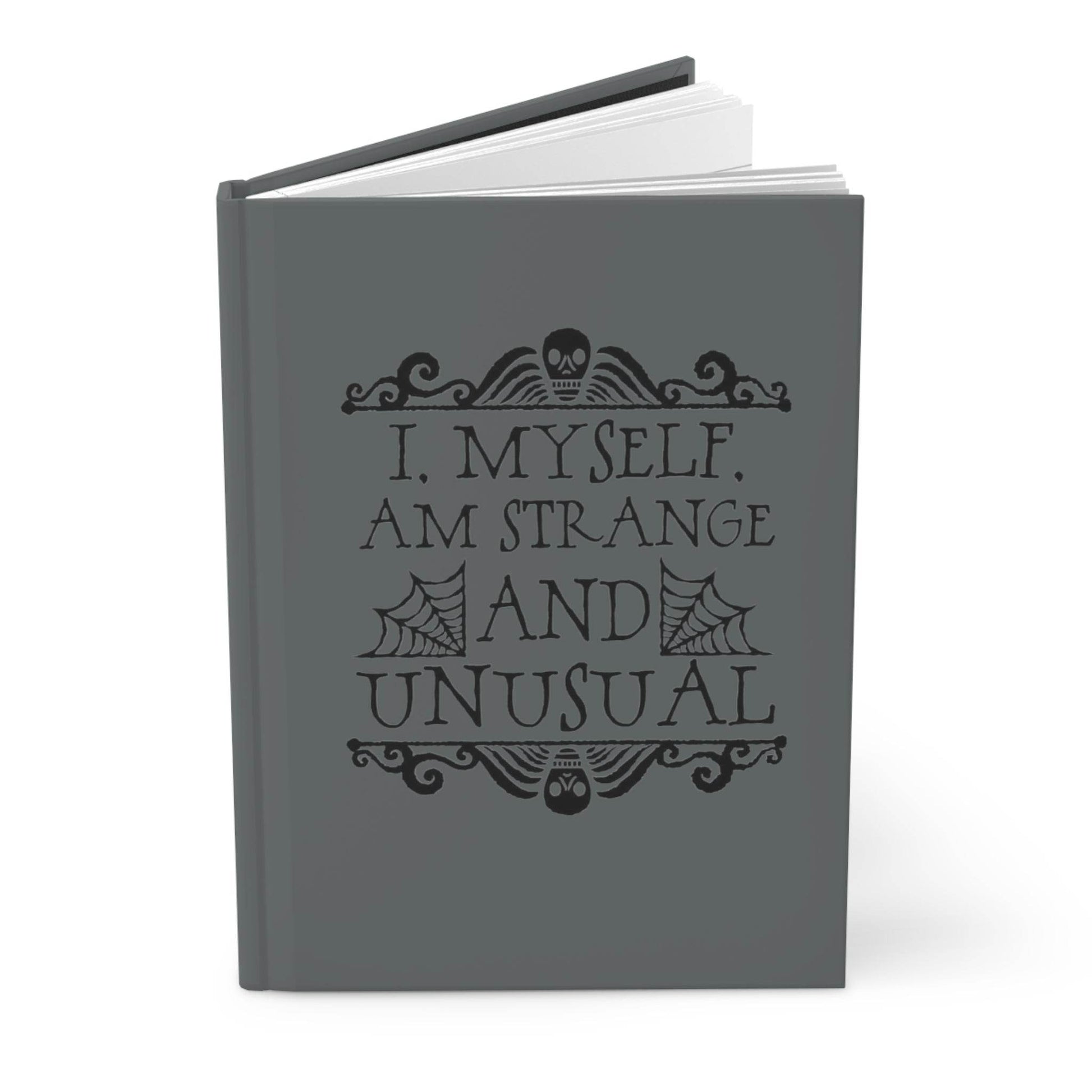 Unique Hardcover Journal for Creatives - Gothic Lifestyle Notebooks, Gifts for Writers, Halloween Journals, Dark Aesthetic Decor - IntuitiveEncBoutique