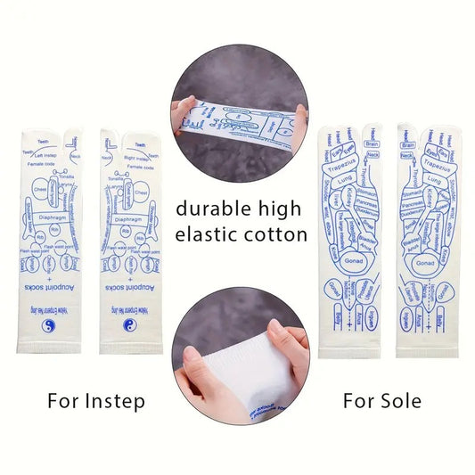 Reflexology Socks Women Foot Massage Meridian Acupoint Reflex Area Acupoint Socks And Foot Acupoint Illustration Socks for Foot