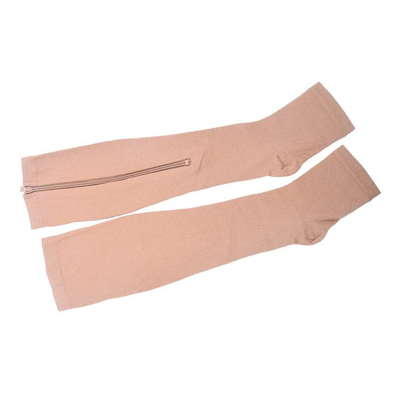 Compression socks Zipper Slim Sleeping Beauty Leg Shaper - IntuitiveEncBoutique