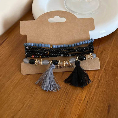 Tassel Rice Bead Bracelet - IntuitiveEncBoutique