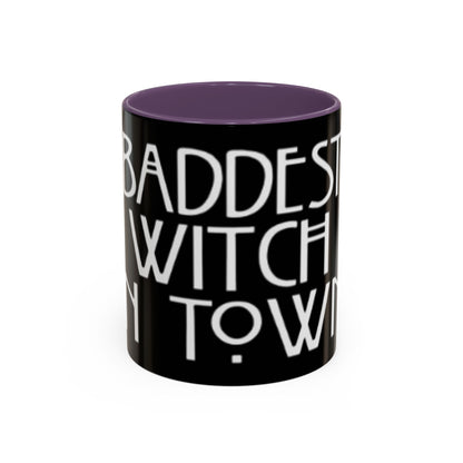 Baddest Witch Mug, Magical Coffee Cup, Halloween Gift, Witchy Home Decor, Astrology Drinkware, Perfect for Spooky Season
