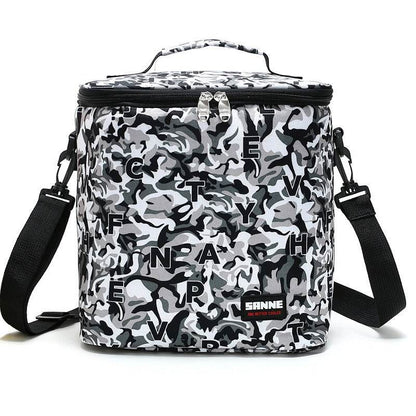 New thermal insulation bag outdoor large capacity picnic ice bag Oxford cloth portable lunch bag PVC - IntuitiveEncBoutique