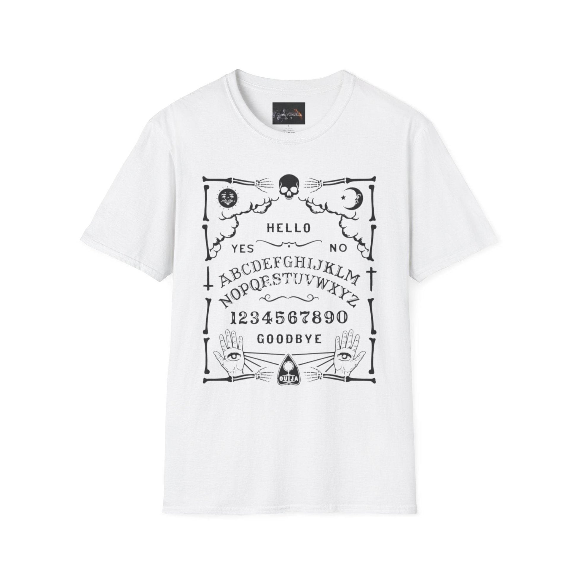 Mystical Ouija Board Unisex T-Shirt - Perfect for Halloween, Gift, Casual Wear, Spirituality, Ghost Lovers - IntuitiveEncBoutique