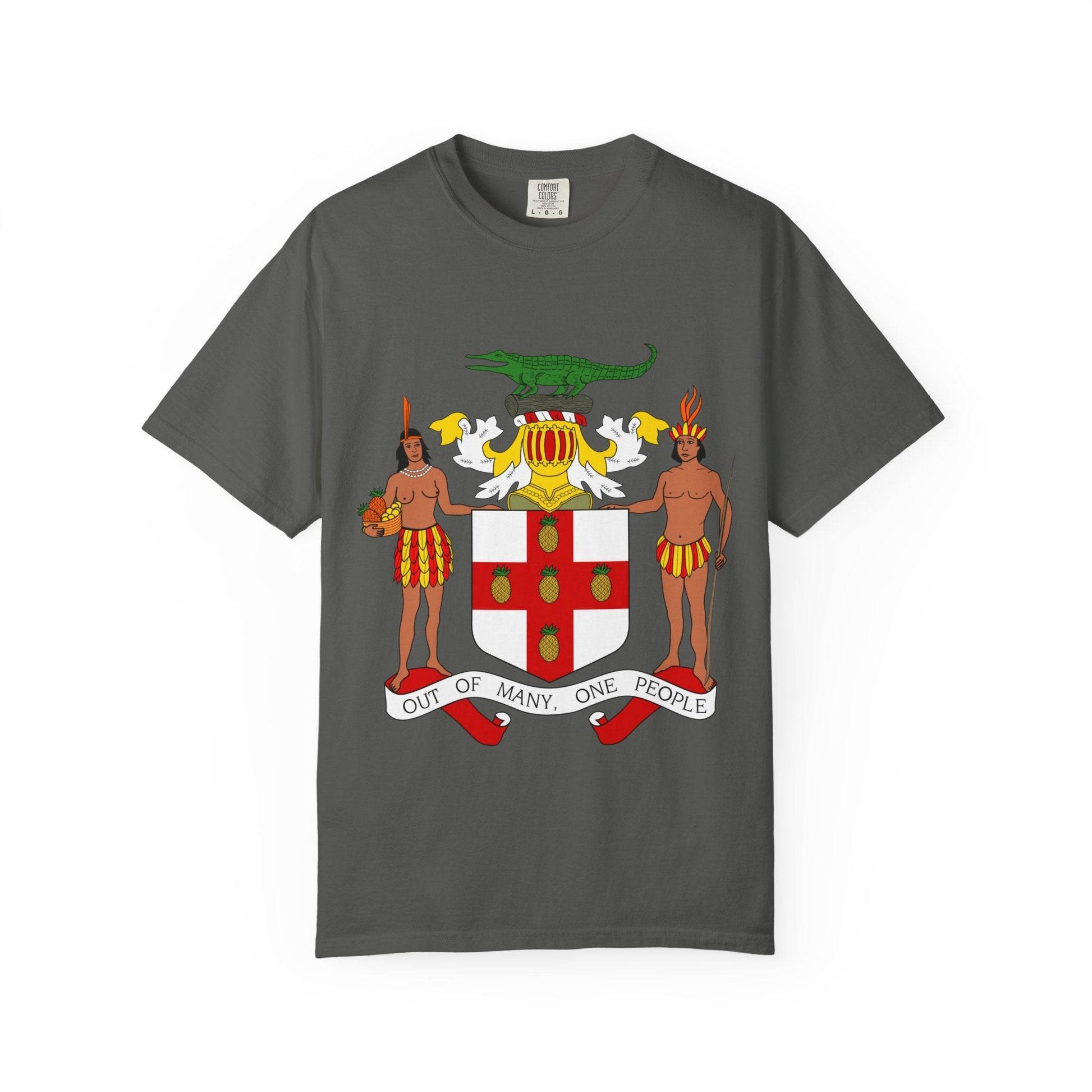 Jamaican Coat of Arms T-shirt - IntuitiveEncBoutique
