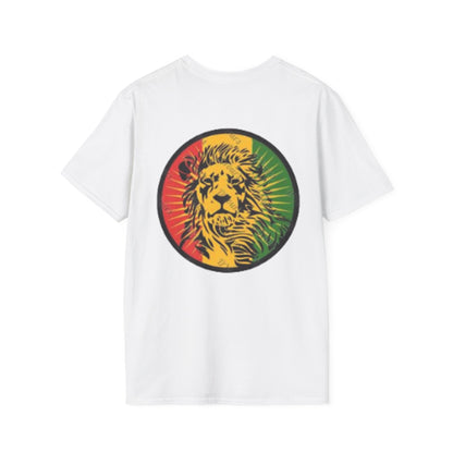 Rasta Vibes Unisex T-Shirt, Jah Bless Graphic Tee, Lion of Judah Shirt, Reggae Style Apparel, Festival Wear, Gift for Music Lovers